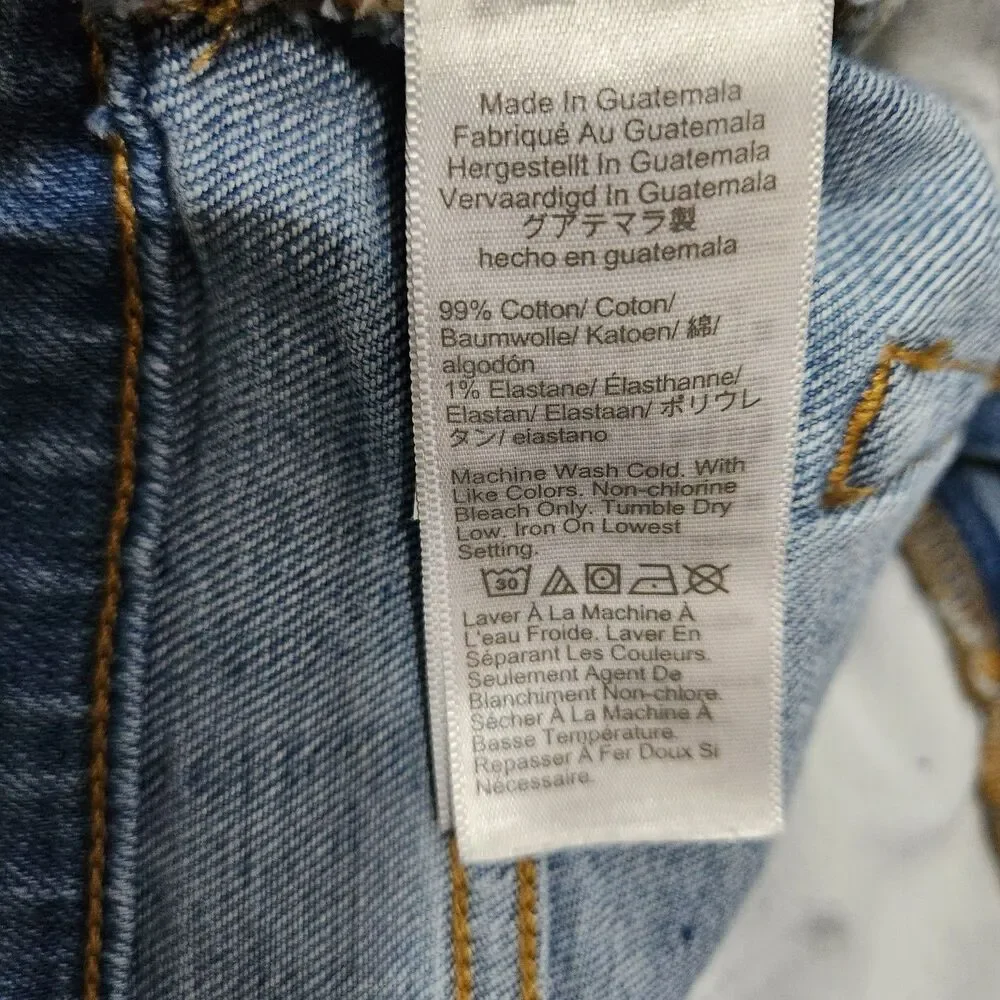 J. Crew Factory Jeans Women 27 Mid Rise Slim Boyfriend Light Wash